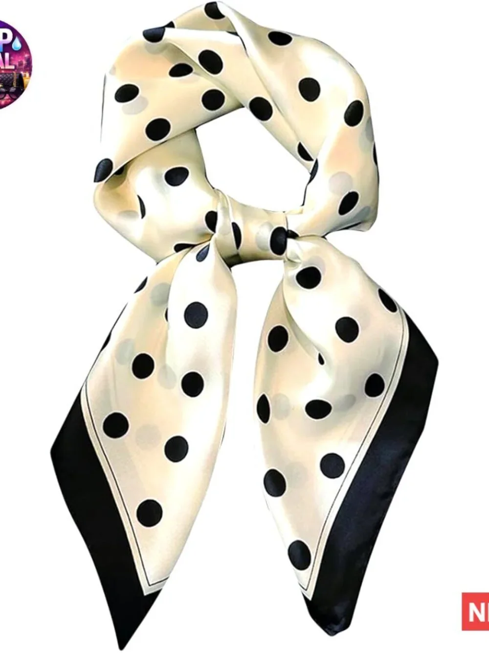 Silky Satin Scarf for Women Lightweight Head Wrap Sleeping Accessory